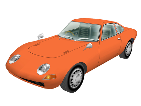 Classic sports car Classic sports car