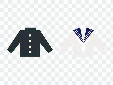School orchid and sailor suit School orchid and sailor suit