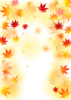 Japanese paper watercolor style autumn leaves fluffy background vertical Japanese paper watercolor style autumn leaves fluffy background vertical
