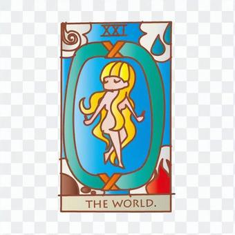Tarot card world Tarot card world