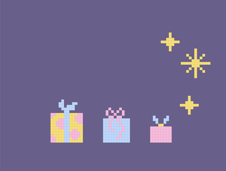 Present dot picture design Present dot picture design