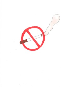 No smoking mark No smoking mark