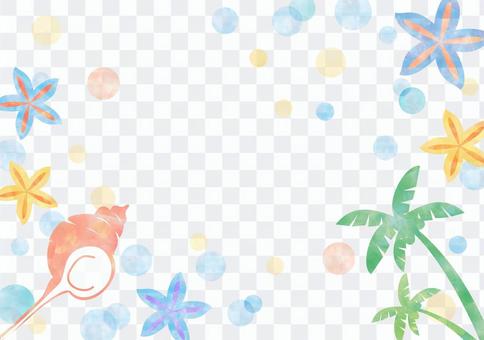 Summer image _ Pastel _ frame Summer image _ Pastel _ frame