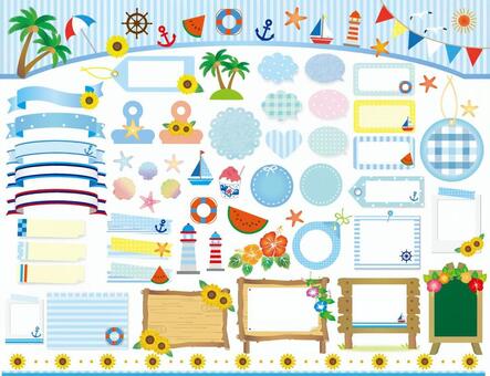 Cute Frame Summer Cute Frame Summer
