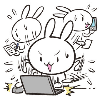 Busy rabbit Busy rabbit