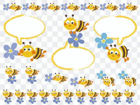 honeybee_ bees and flowers honeybee_ bees and flowers