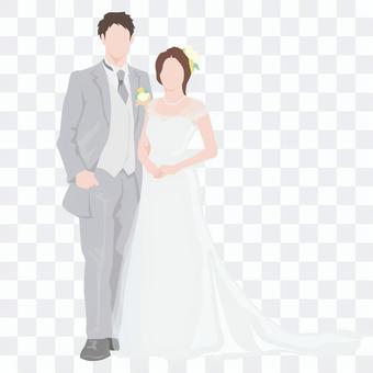 Married _ bride and groom Married _ bride and groom