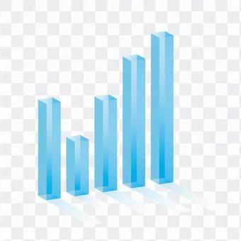 3D solid bar chart 1 3D solid bar chart 1