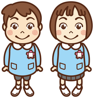 Children, men and women, smocks Children, men and women, smocks