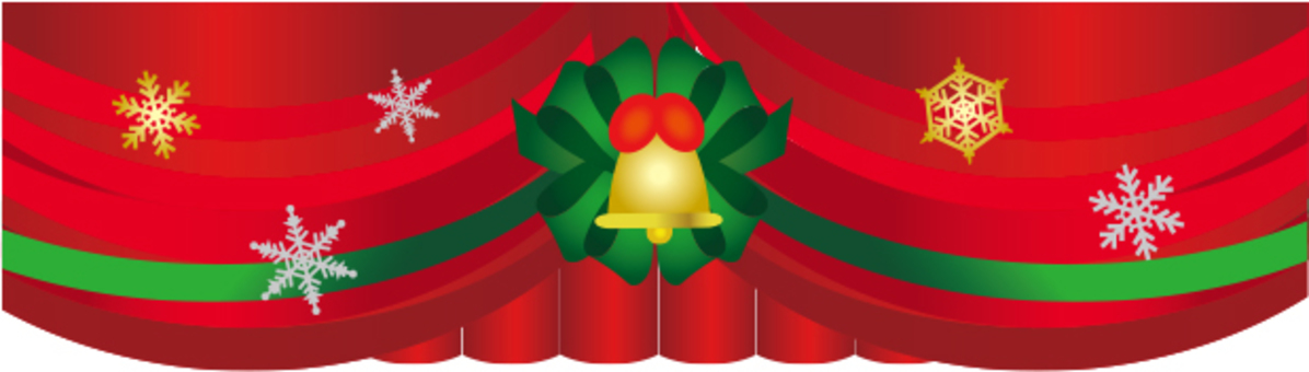 Christmas stage curtain Christmas stage curtain