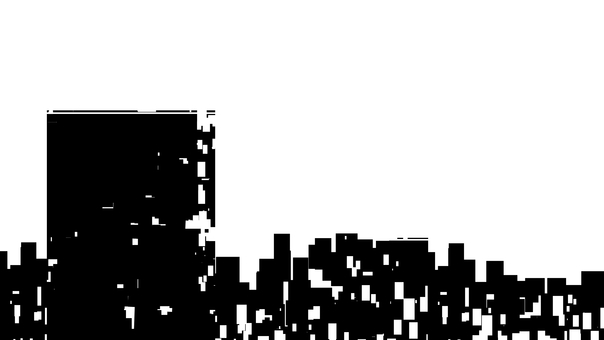 City silhouette, white background, transparent background City silhouette, white background, transparent background