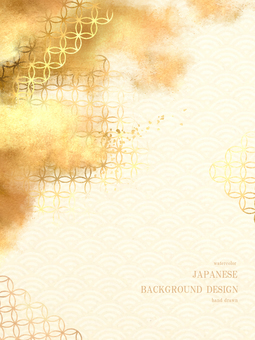 New Year's card Qinghai wave Japan background 45 New Year's card Qinghai wave Japan background 45
