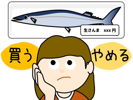 Saury ... It's expensive ~ Saury ... It's expensive ~