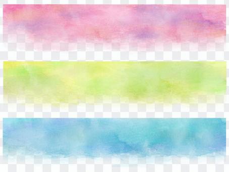 Watercolor banner 2 Watercolor banner 2