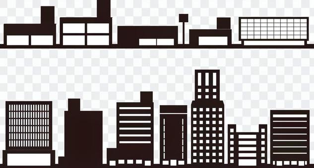 Townscape Shadow Series Commercial Building Townscape Shadow Series Commercial Building