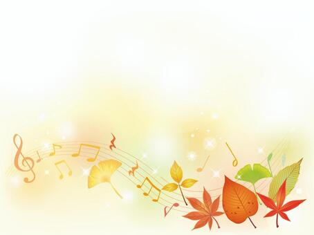 Autumn Leaves · Autumn Leaves Stream Musical Note Frame 02 Autumn Leaves · Autumn Leaves Stream Musical Note Frame 02