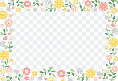 Flower Frame Spring Flower Frame Spring