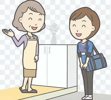 Home-visit nurse-006-set Home-visit nurse-006-set