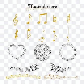 Musical score Musical score