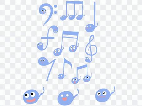 Musical note tadpole Musical note tadpole