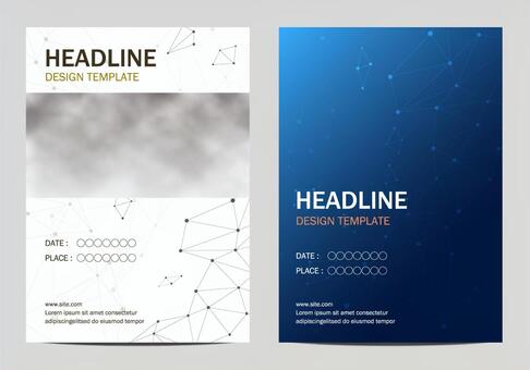 Poster template set Poster template set