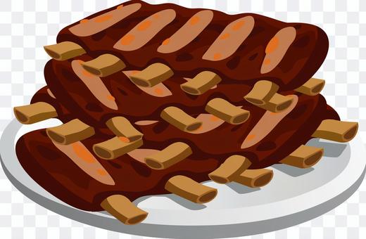 Meat with bone meat spare ribs Meat with bone meat spare ribs