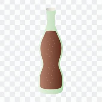 Bottle with cola Bottle with cola