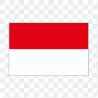 Flag Indonesia or Monaco Flag Indonesia or Monaco