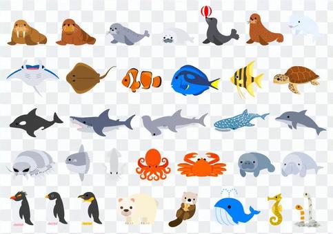 水族館・海の生き物セット 水族館・海の生き物セット