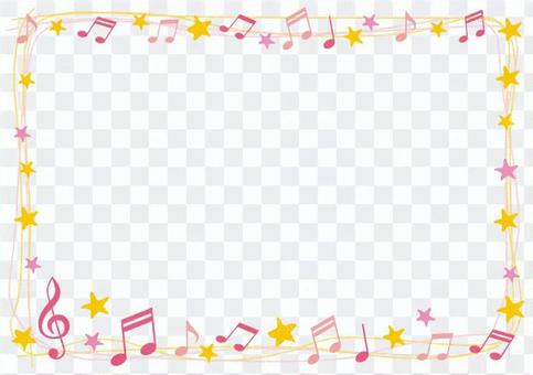 Decoration material 043 Frame of notation Decoration material 043 Frame of notation
