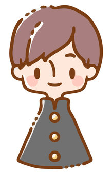 Image of a boy wearing a school uniform Image of a boy wearing a school uniform