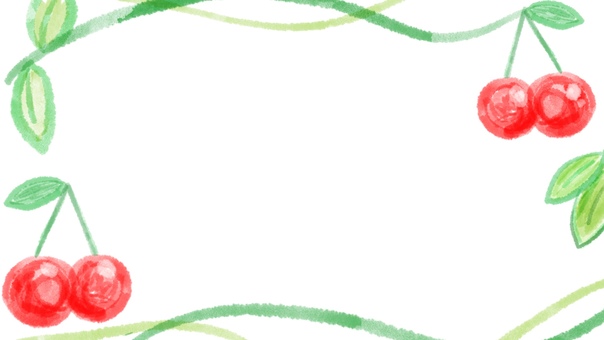 Cherry cherry frame background Cherry cherry frame background