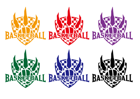 Basketball emblem set Basketball emblem set