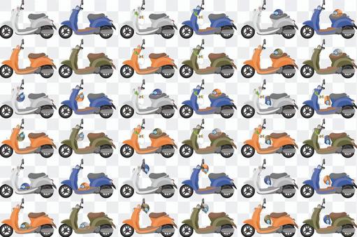 Assorted scooter without basket Assorted scooter without basket