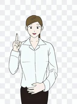 Business style female one point Business style female one point