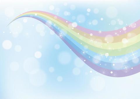 Rainbow and sky_background material 01 Rainbow and sky_background material 01