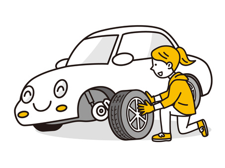 A car that makes you happy when you change tires A car that makes you happy when you change tires