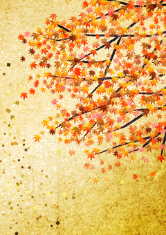 Gold leaf with good branches Autumn leaves background Vertical Gold leaf with good branches Autumn leaves background Vertical