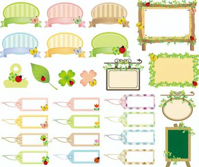 Early summer label set Early summer label set