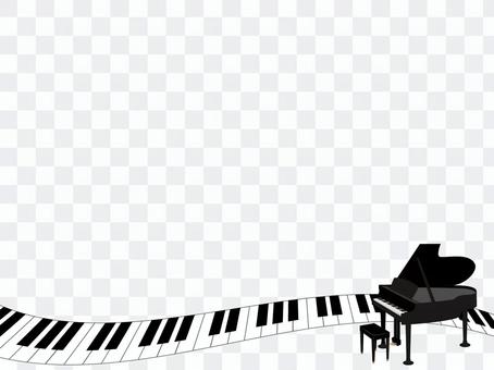 Piano decorative frame 3 Piano decorative frame 3
