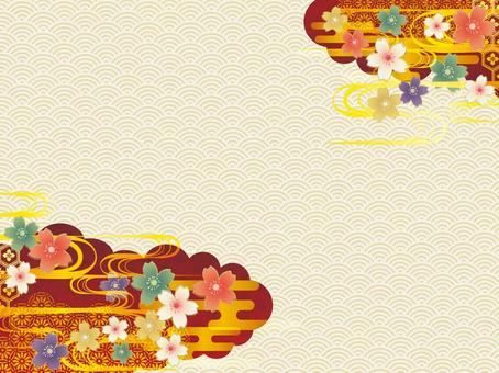 Japanese Pattern Background Material 003 Japanese Pattern Background Material 003