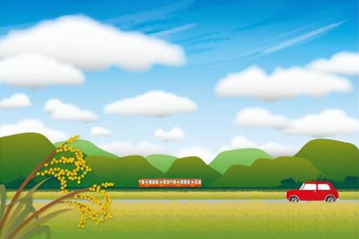Autumn countryside scenery Autumn countryside scenery