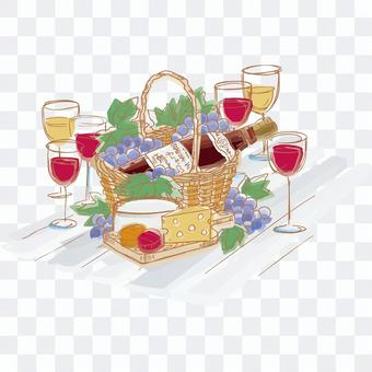 Wine and cheese table Wine and cheese table
