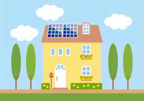 Eco power generation housing A 2 (solar roof top) Eco power generation housing A 2 (solar roof top)