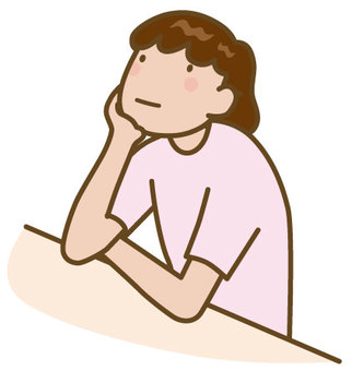 A lady with a cheeks stick A lady with a cheeks stick