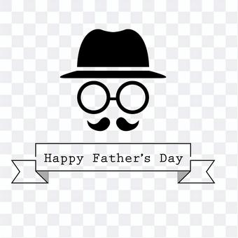 Father's day simple gentleman logo Father's day simple gentleman logo