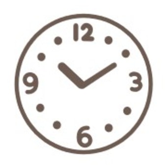 Clock Simple second hand Hand time Clock Simple second hand Hand time