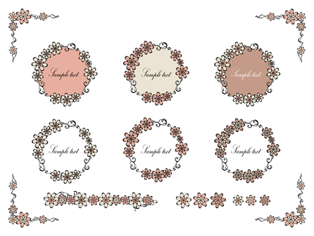 Flower frame Flower frame