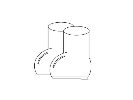 Boots black and white Boots black and white
