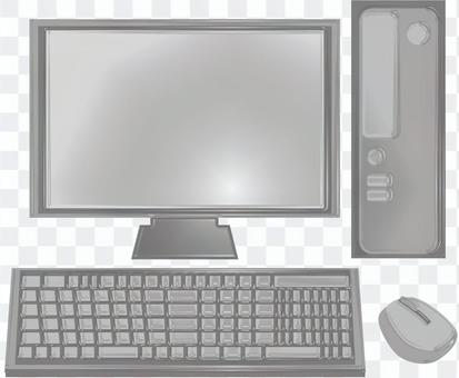 Desktop personal computer gray processing Desktop personal computer gray processing